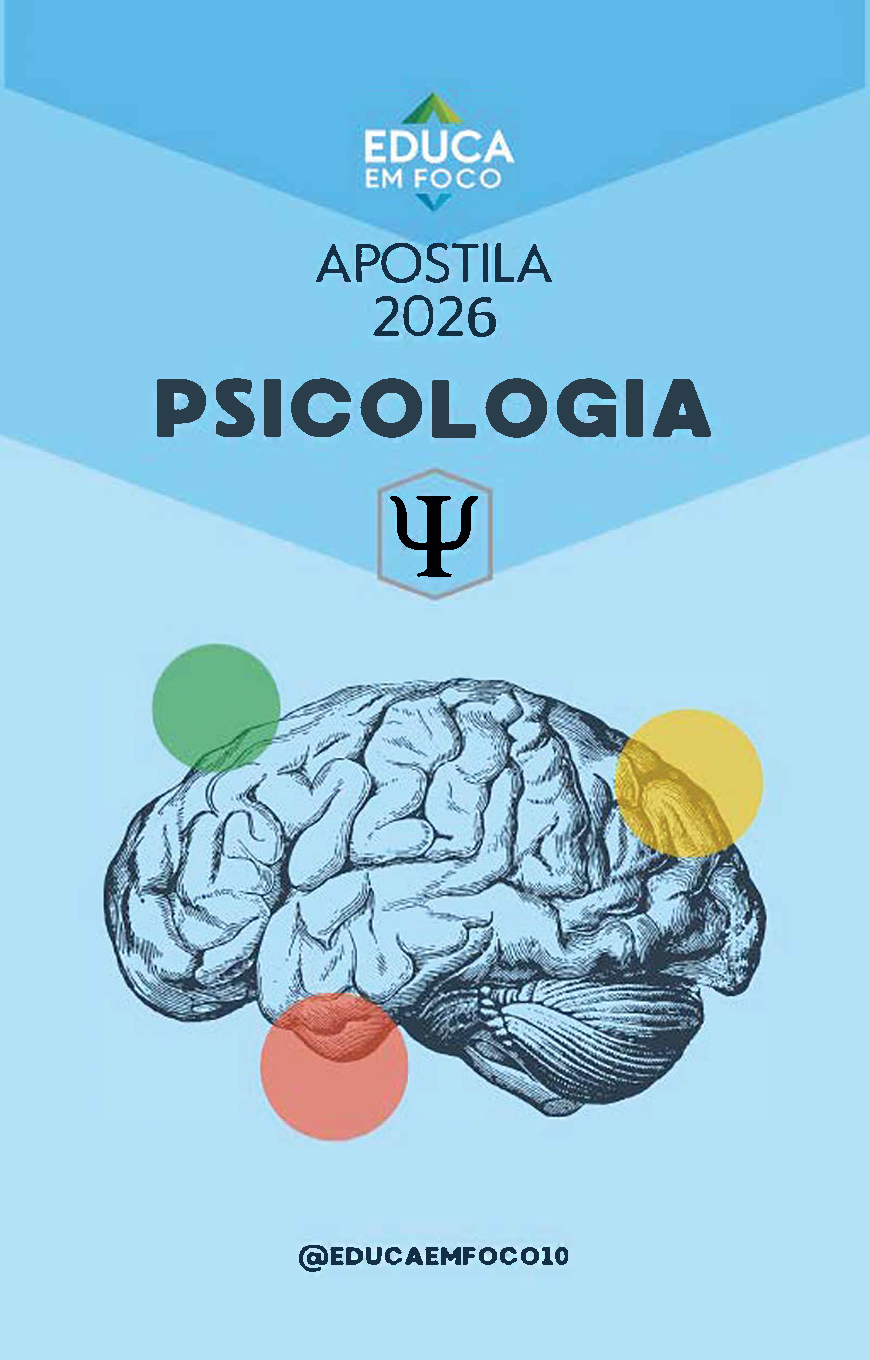 Capa da Apostila de Psicologia 2025